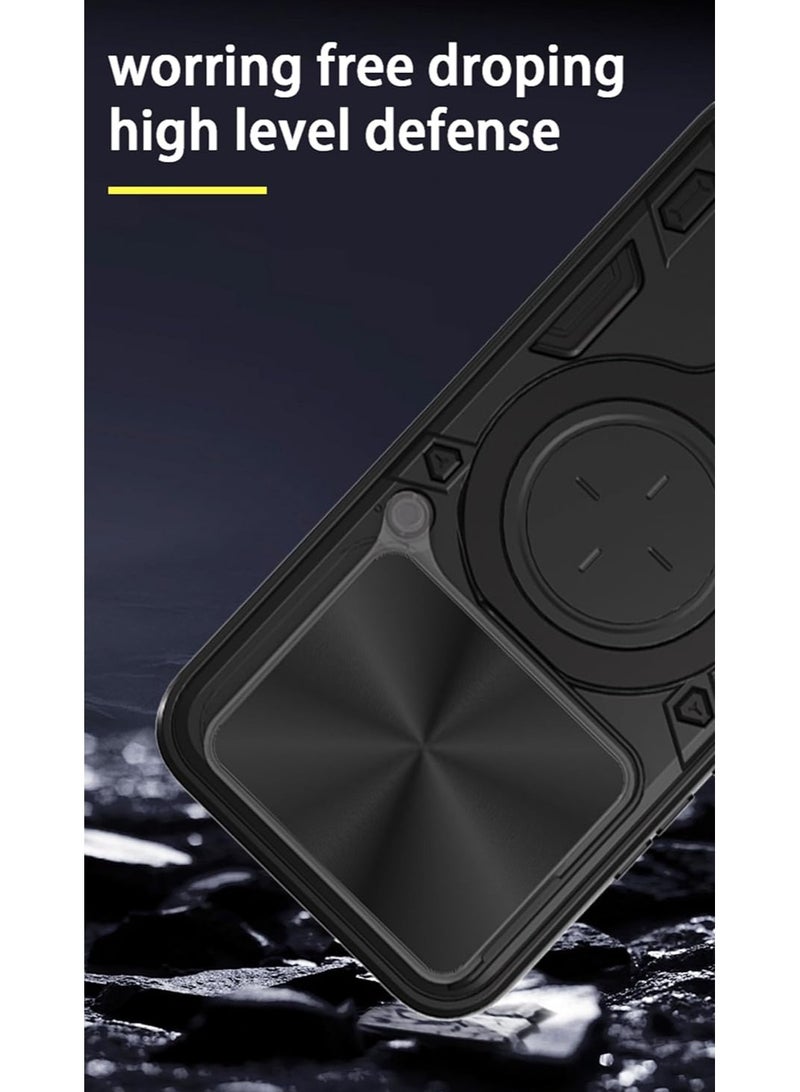 Compatible with Honor 400 Case.with Slide Camera Lens Cover Compatible with Honor 400 Case (Black） - Image 5