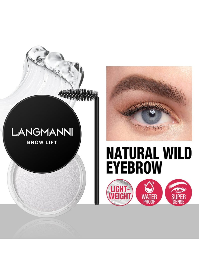 LANGMANNI Langmanni 3D Shaping Eyebrow Gel: Long-lasting, Waterproof, Natural Brow Styler  - Image 2