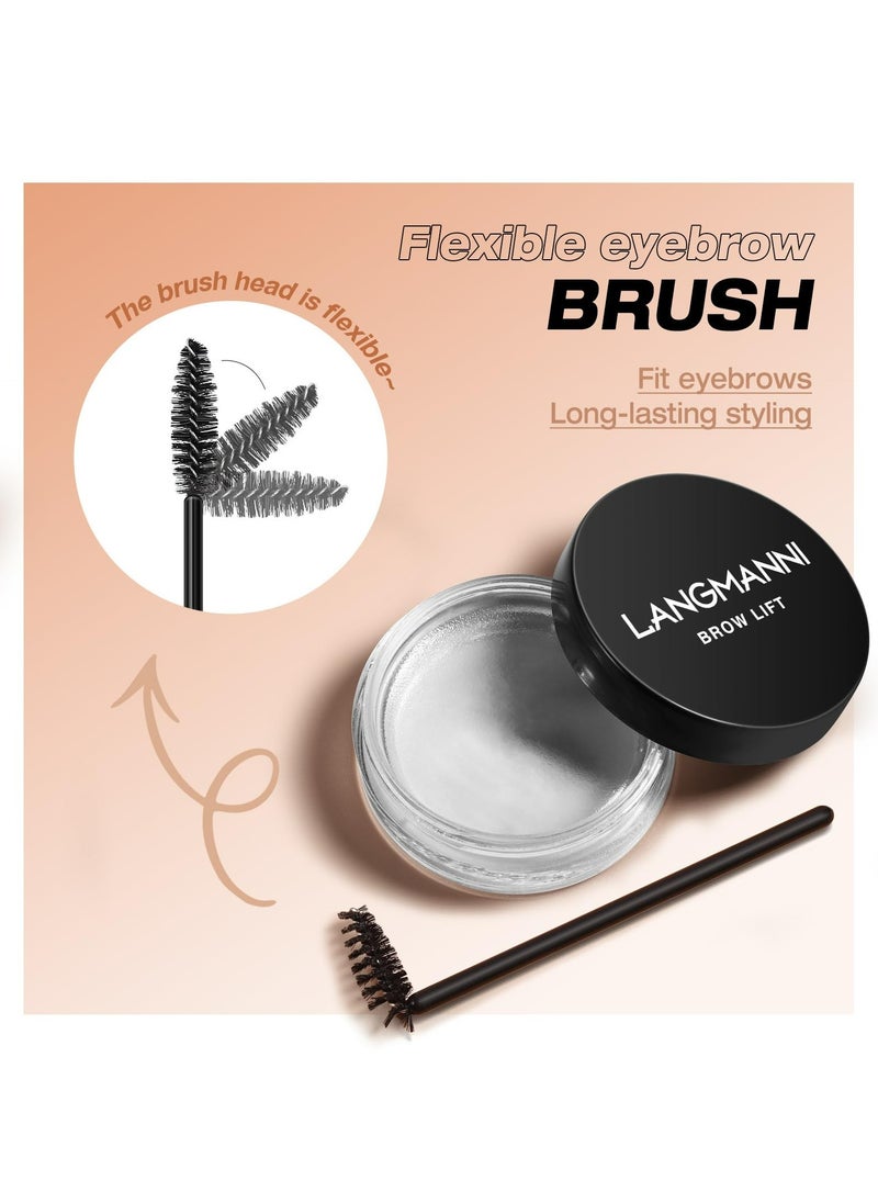 LANGMANNI Langmanni 3D Shaping Eyebrow Gel: Long-lasting, Waterproof, Natural Brow Styler  - Image 4