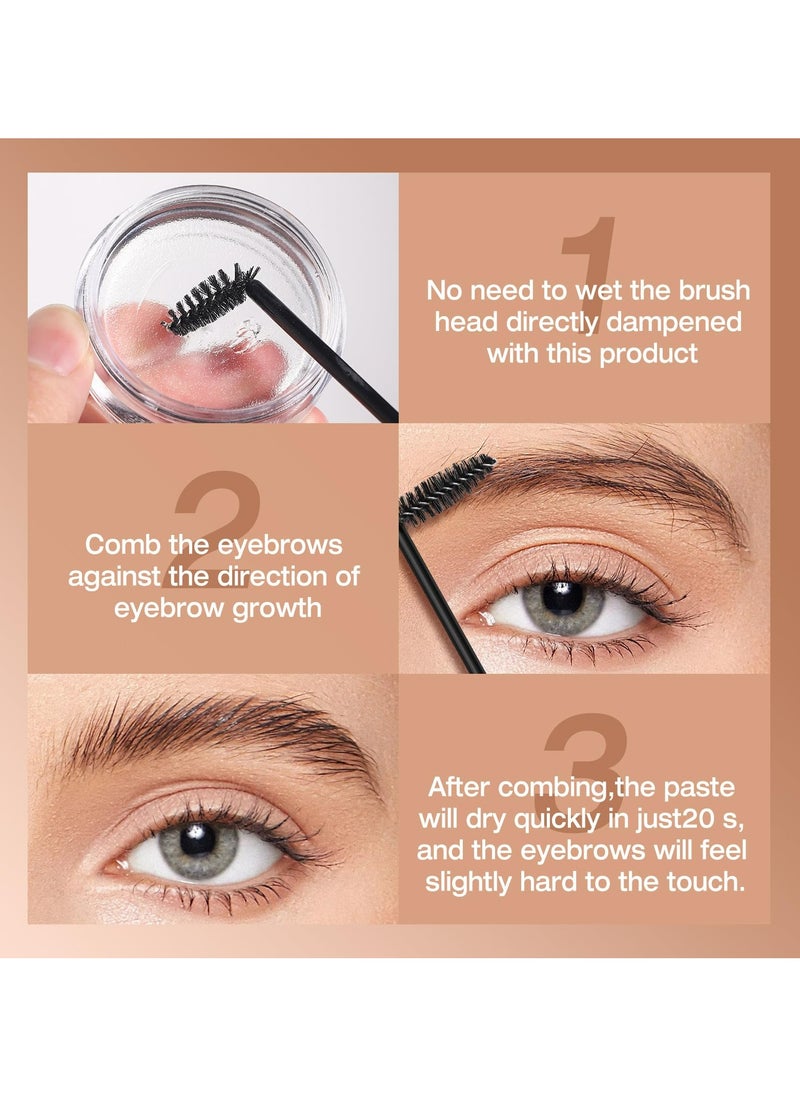 LANGMANNI Langmanni 3D Shaping Eyebrow Gel: Long-lasting, Waterproof, Natural Brow Styler  - Image 3