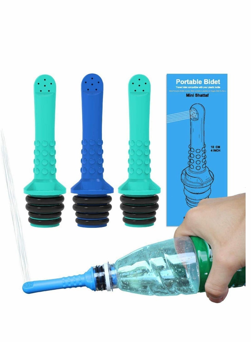Portable Bidet Pipe - 3 Pack | Travel Upside Down Bottle for Personal Hygiene | Universal & Compatible with Most Bottles | Ideal for Perennial Recovery & Hygiene on the Go. - Image 4