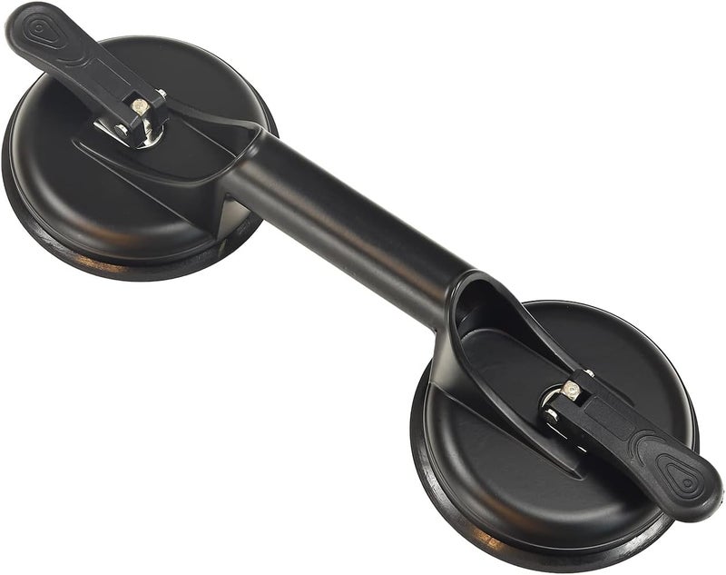 Genubi Industry Glass Suction Cup Heavy Duty Vacuum Aluminum Alloy Glass Puller Tile Suction Cup Lifter Floor Suction Cup Floor Gap Fixer for Lifting and Moving Glass, Window, Mirror, Granite, Windshield Removal - Image 1