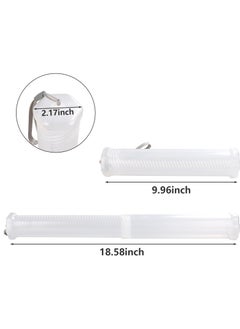 Excefore 4 Pcs Extendable Plastic Paint Brush Case, Clear Long Brush Holder Tube, Storage for Paint Brushes, Pencils, Watercolor Pens, Makeup Brushes, Drawing Tools, Extra Long Container  - Image 2