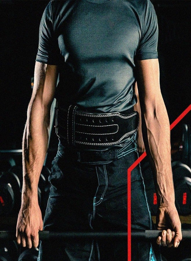 UROCK Gym Belt for Men Workout Lever Deadlift Belt for Gym Leather Weight lifting Belts, Gym Belt for Women Workout, Powerlifting Belt for Men Exercise Belt, Gym Lifting Belt for Back (L) - Image 3