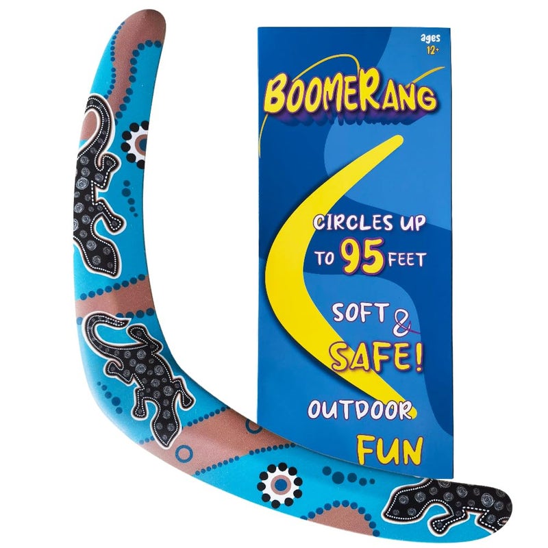 Xarfxco Boomerang for Adults and Kids Boomerangs for Outdoor Sports Games Good Choice for Family activies for Boys and Girls Easy to Throw EVA Foam Different with Wooden Boomerang - Image 3