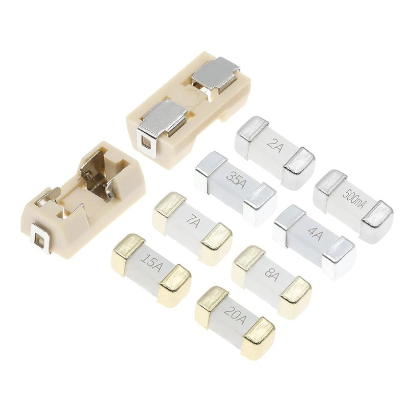 10 قطعة 500 مللي أمبير فيوزات سريعة الانصهار مقاس 1808 2410 125 فولت 250 فولت تيار متردد من 0.5 أمبير إلى 15 أمبير - Image 5