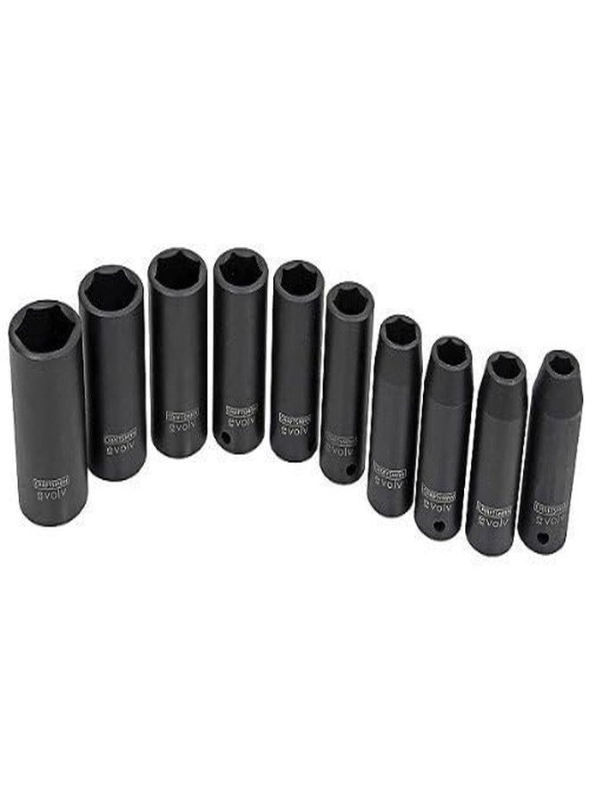 Evolv Craftsman Evolv 10 pc. Deep Impact Socket Set: 1/2-Inch Drive; MM (Metric); Model 16887 - Image 3