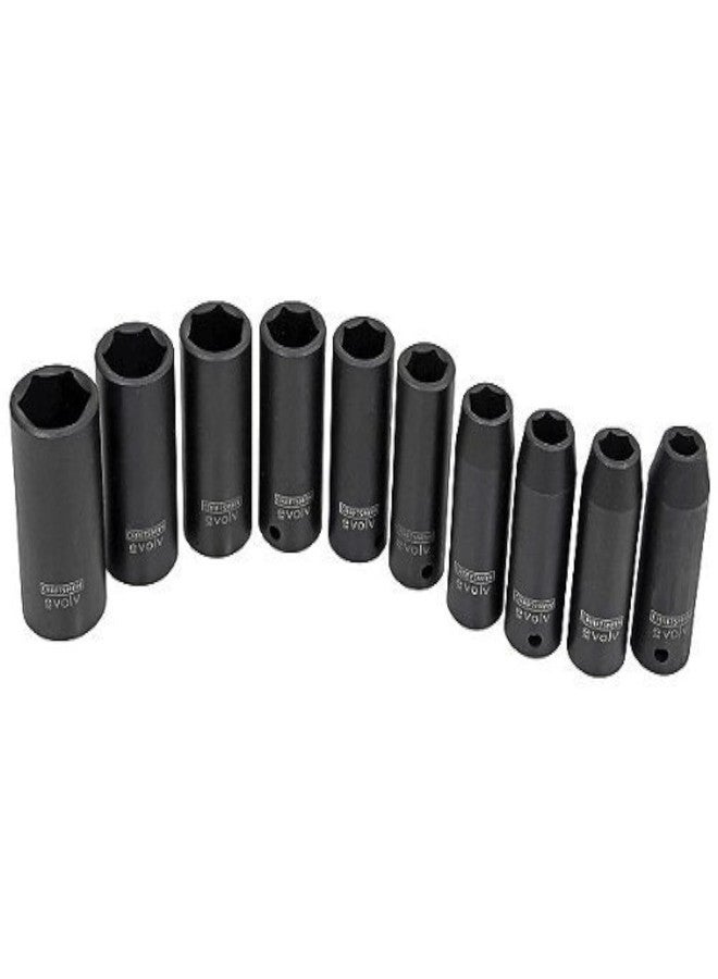 Evolv Craftsman Evolv 10 pc. Deep Impact Socket Set: 1/2-Inch Drive; MM (Metric); Model 16887 - Image 2