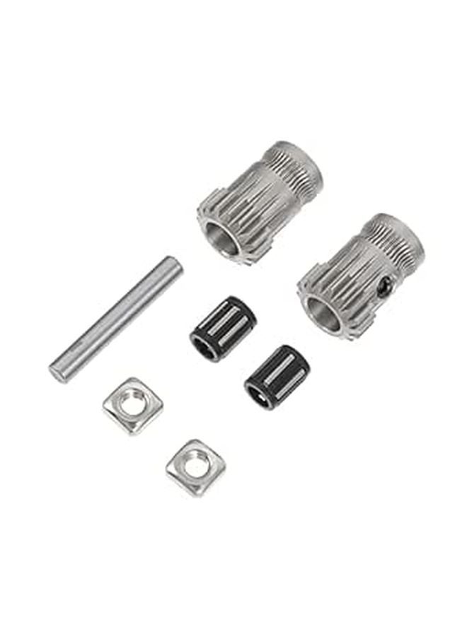 Printer Extruder Wheel Replacement Gear Set Enhanced Feeding Performance Easy Install - Image 1
