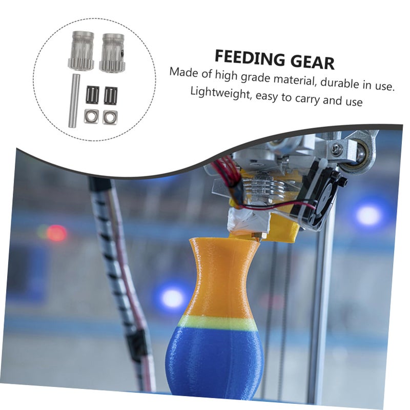 Printer Extruder Wheel Replacement Gear Set Enhanced Feeding Performance Easy Install - Image 4