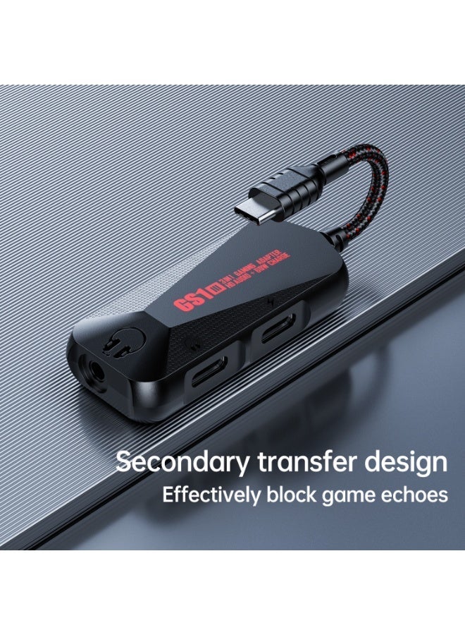 بليكستون محطة إرساء PLEXTONE GS6 للألعاب مع مروحة تبريد مدمجة، محور USB-C 6 في 1، مخرج HDMI بدقة 4K 60Hz، شحن سريع 100W PD، منفذي USB عالي السرعة، دعم الصوت – متوافق مع iPad Pro وسامسونج وأجهزة الكمبيوتر المحمولة والكمبيوتر الشخصي - Image 5