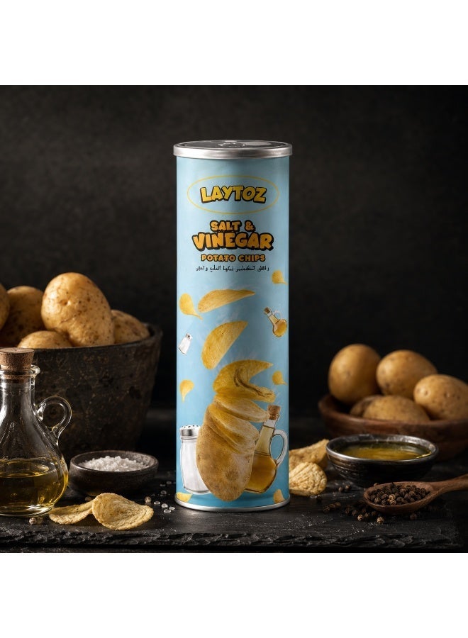 LAYTOZ Salt and Vinegar Potato Chips 100g - Image 4
