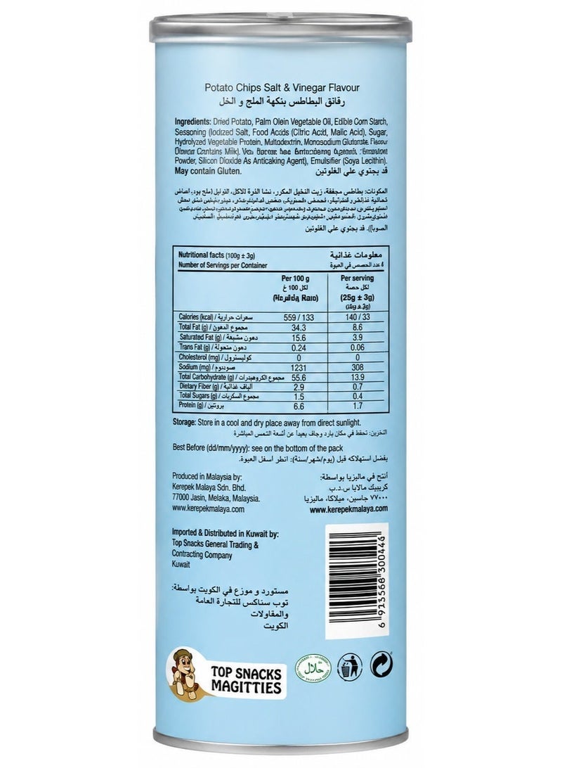 LAYTOZ Salt and Vinegar Potato Chips 100g - Image 2