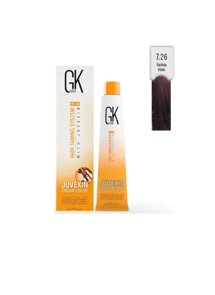 GK Hair GK Hair Iris Brown 7.26 Hair Dye  - Image 1