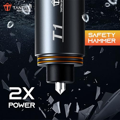 TANTRA Emergency Car Safety Hammer – Heavy-Duty Seatbelt Cutter & Window Breaker | Multi-Function Auto Escape Tool | Compact & Durable | Essential for Every Vehicle - Image 3