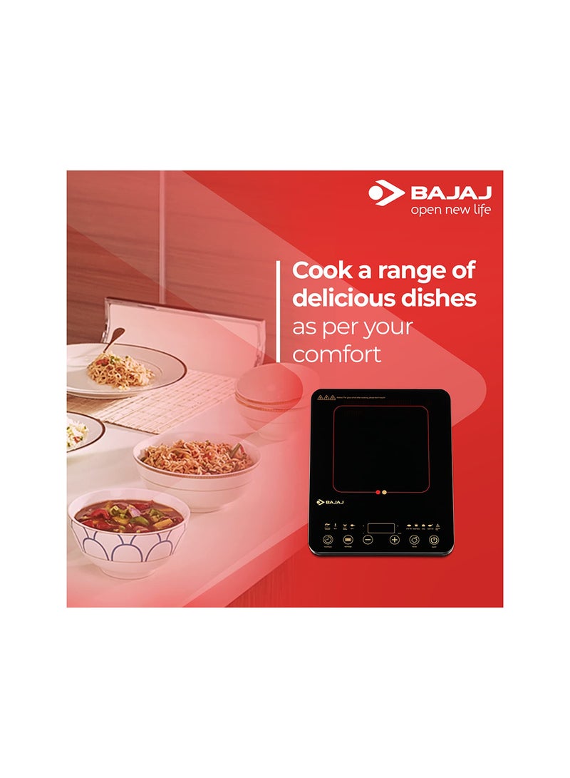 Bajaj Abs Majesty Slim Induction Cooktop 2100 W 740076 Black - Image 4