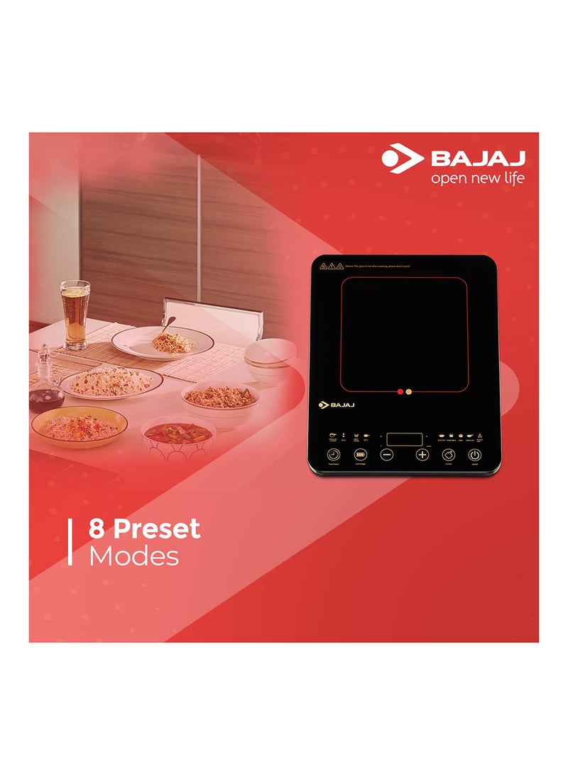 Bajaj Abs Majesty Slim Induction Cooktop 2100 W 740076 Black - Image 3