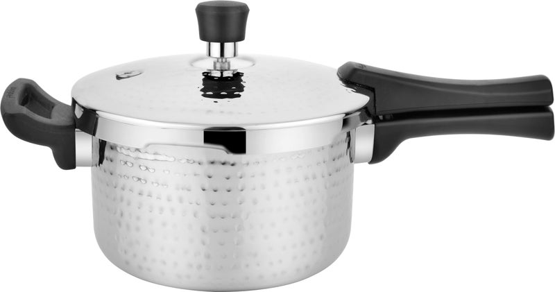 Prabha Stainless Steel Tri-Ply Whizz Pressure Cooker, 6L - Fast Cooking, Safe, Durable, Easy To Clean - Image 1