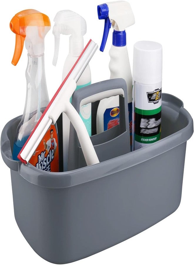 BLURISM Household Multifunctional Storage Basket, Portable Plastic Desktop Sundries Basket, Cleaning Tool Storage Box, Cleaning Tool Basket, Tool Box, Home Garage Supplies - Image 1