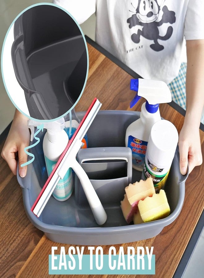 BLURISM Household Multifunctional Storage Basket, Portable Plastic Desktop Sundries Basket, Cleaning Tool Storage Box, Cleaning Tool Basket, Tool Box, Home Garage Supplies - Image 5