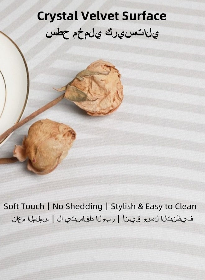 شبيلي دعاسة باب مقاس 60×90 سم من البوليستر، حصيرة ترحيبية داخلية، سجادة مدخل، حصيرة أرضية مناسبة للباب الأمامي، الحمام، المطبخ، غرفة النوم، وغرفة المعيشة – متينة وأنيقة - Image 3