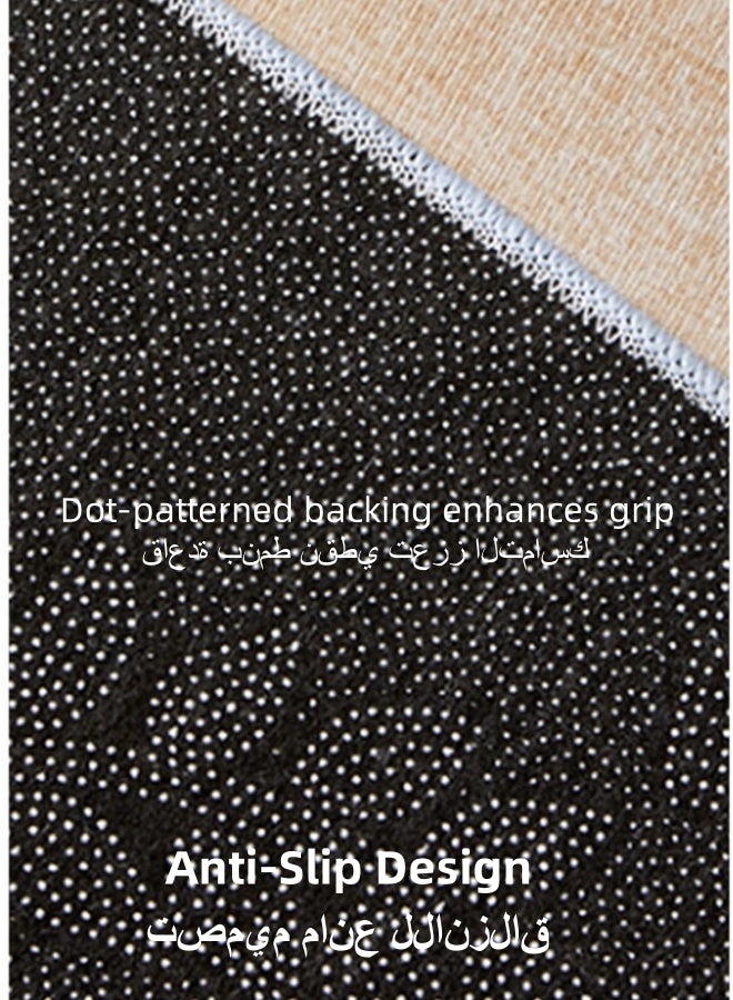 شبيلي دعاسة باب مقاس 60×90 سم من البوليستر، حصيرة ترحيبية داخلية، سجادة مدخل، حصيرة أرضية مناسبة للباب الأمامي، الحمام، المطبخ، غرفة النوم، وغرفة المعيشة – متينة وأنيقة - Image 5
