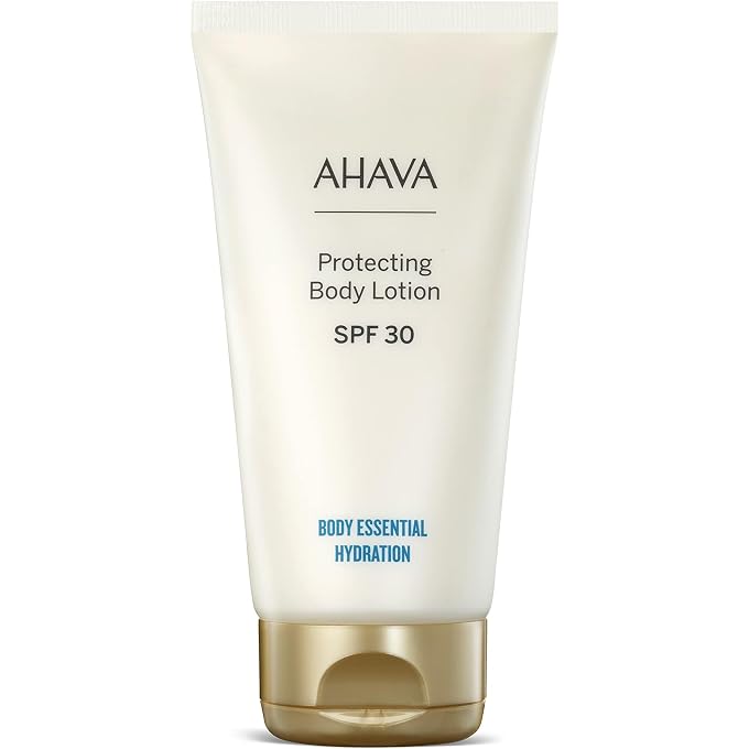 AHAVA Protecting Body Lotion SPF30 PA+++ - Hydrating Body Creme, w/Dead Sea Minerals - Antioxidant & Anti-Aging, Sun Protect Lotion Moisturiser - Body Skincare for Smooth, Supple, Soft Skin - 150ml - Image 1