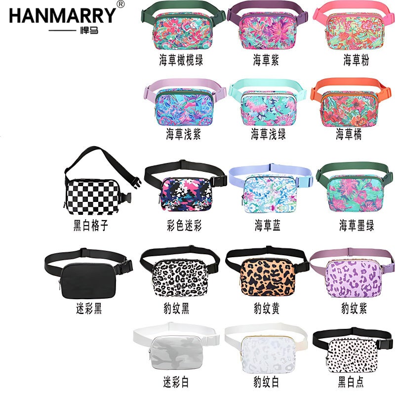 Sports Waist Bag For Mobile Phone Bag For Men And Women, Casual And Versatile Large-Capacity Chest Cross-Body Bag, Running Waist Bag, Dual-Purpose - Image 1