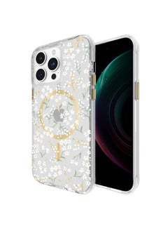 iPhone 15 Pro Max Case- Printed in full color and foil stamped - Imported - Petite Fleurs with Magsafe - pzsku/Z35F3FD9E3F8338A394B2Z/45/_/1694519825/5e295ded-c009-4d3d-9952-f8b8ceb46d27