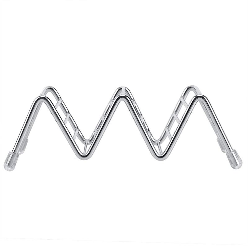 Wave Shape Stainless Steel Taco Holder 2 3 Grids Stand Keeps Tacos Upright Easy Clean - Image 4