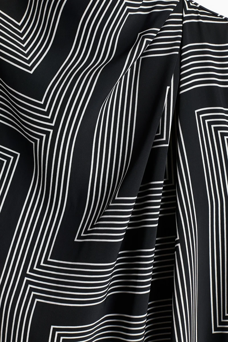 H&M Draped twill dress