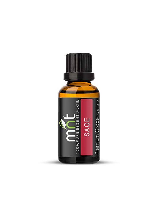 MNT Combo of Rosemary Oil and Sage Oil For Hair Growth Skin care (Each 15ML) 100% Pure l Oil - Image 5