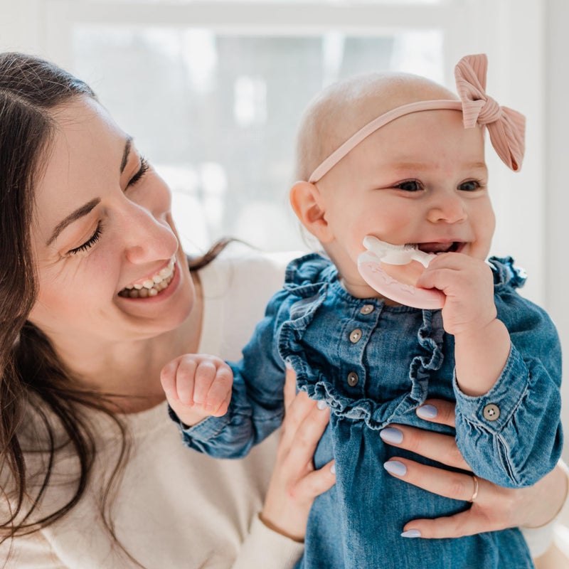 MAM Bite & Brush Teether, Girls 3+ Months, 1-Count, Pink - Image 4