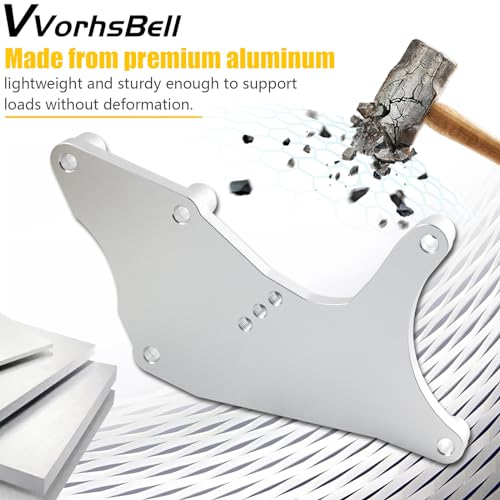 VVORHSBELL LS Truck Dual Alternator Bracket Kit Compatible with 1999-2013 4.8L, 5.3L, 6.0L, 6.2L Chevy Tahoe Suburban Silverado, GMC Yukon, Cadillac Escalade, Hummer H2 - Image 3
