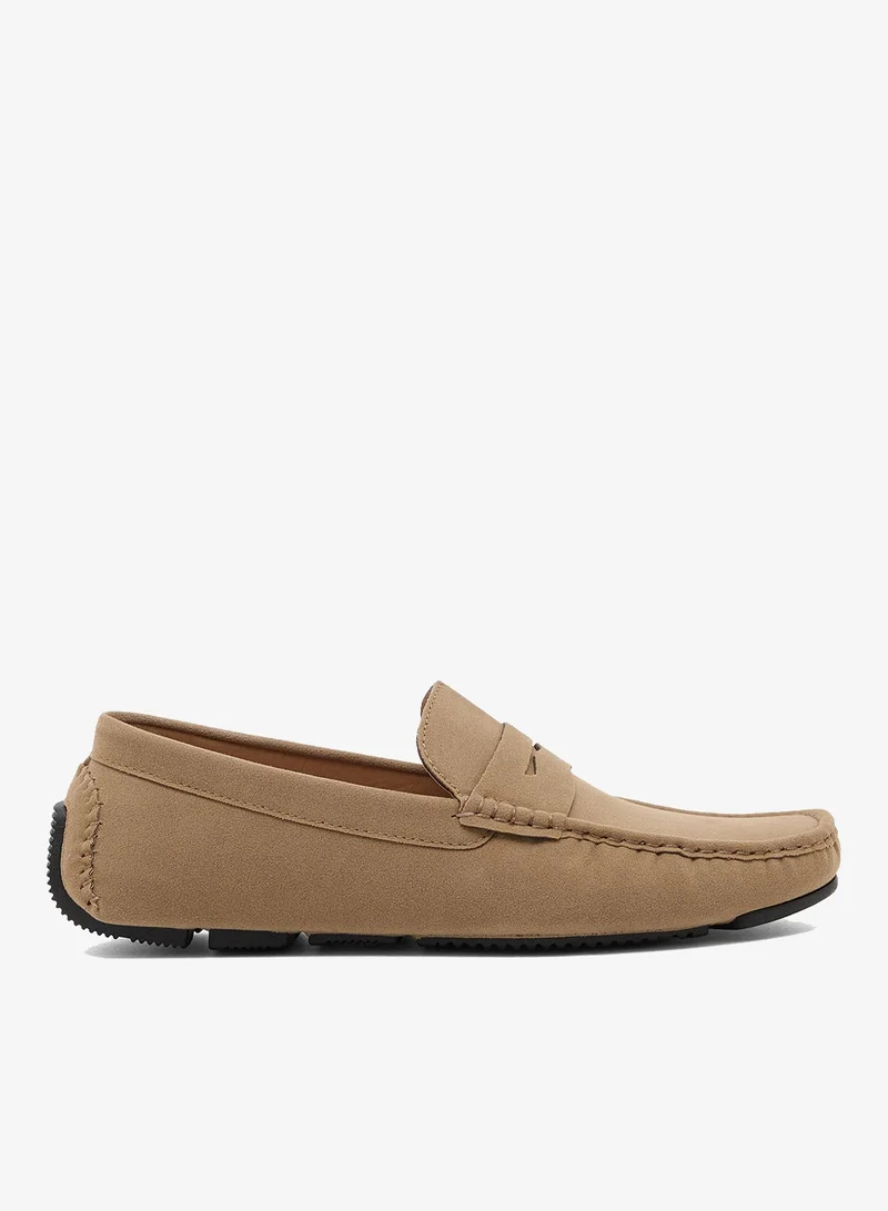 Faux Suede Loafers