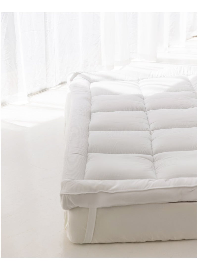 More cottons  مرتة تطريه فايبر 5 سنتي مقاس 120X200  - Image 2