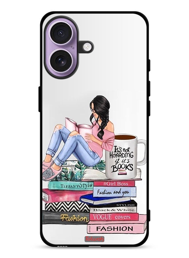 Tolwak Apple iPhone 17 Protective Case Cover Girl And Fashion Books Art - Image 1