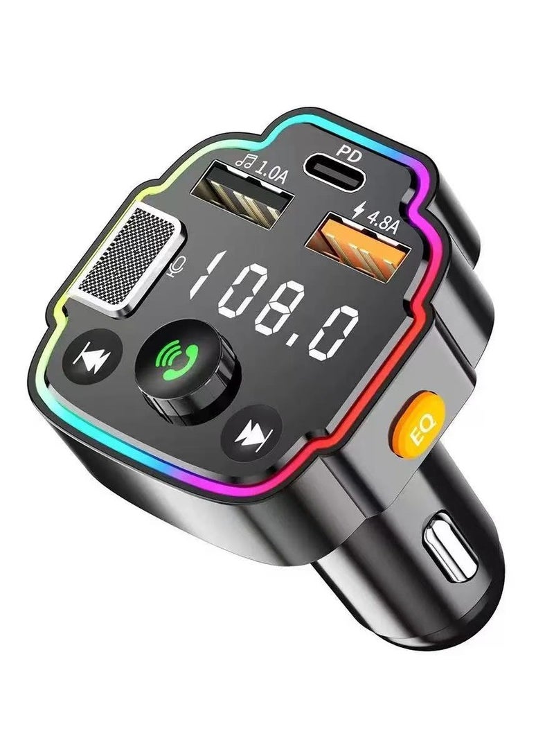 مشغل MP3 للسيارة، مستقبل بلوتوث للسيارة، نظام ملاحة وهاتف محمول، شاحن سيارة، شاحن فلاش - Image 1