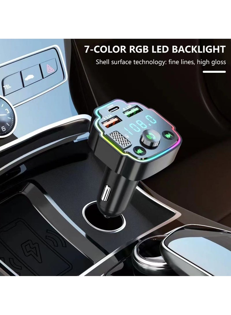 مشغل MP3 للسيارة، مستقبل بلوتوث للسيارة، نظام ملاحة وهاتف محمول، شاحن سيارة، شاحن فلاش - Image 4