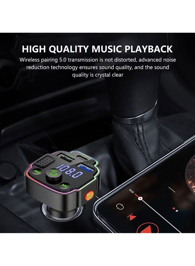 مشغل MP3 للسيارة، مستقبل بلوتوث للسيارة، نظام ملاحة وهاتف محمول، شاحن سيارة، شاحن فلاش - Image 3