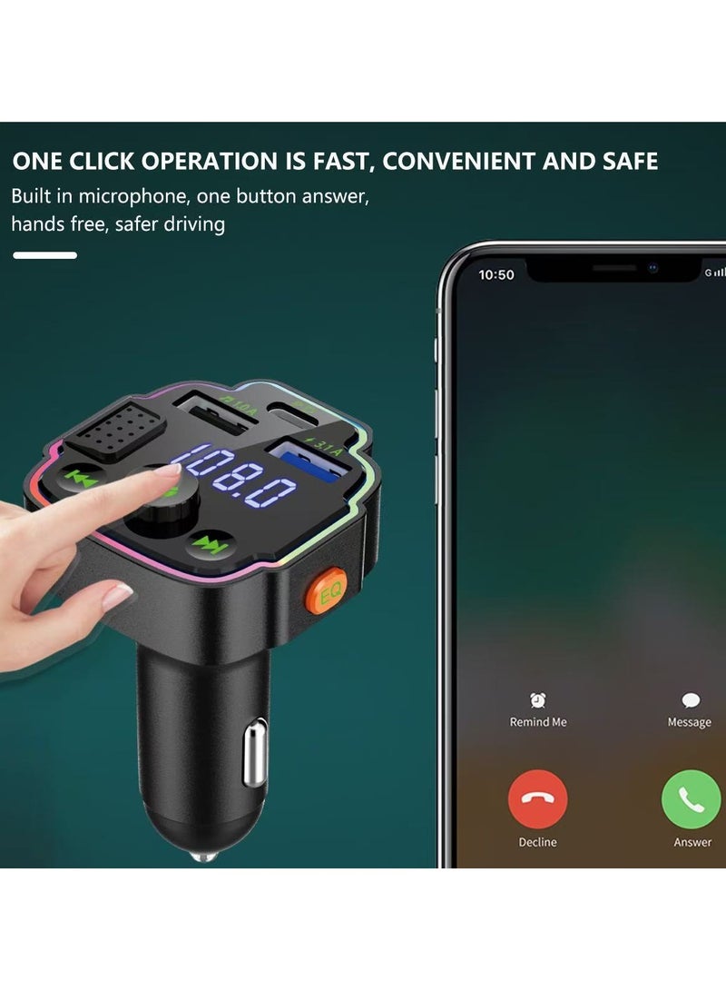 مشغل MP3 للسيارة، مستقبل بلوتوث للسيارة، نظام ملاحة وهاتف محمول، شاحن سيارة، شاحن فلاش - Image 5