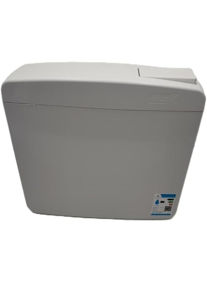 All-white ceramic Arabic siphon – durable and corrosion-resistant design – suitable for everyday bathroom use - Image 2