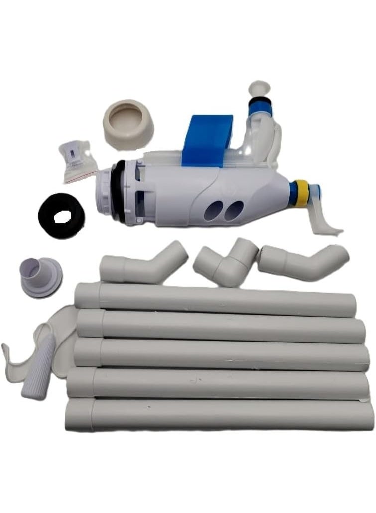All-white ceramic Arabic siphon – durable and corrosion-resistant design – suitable for everyday bathroom use - Image 4