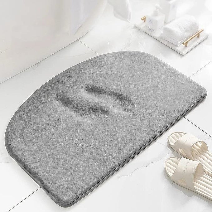 MEMORY FOAM BATH MAT, QUICK DRY BATH MAT, RUBBER BACK RUNNER MAT, SUPER WATER ABSORPTION, SOFT AND COMFORTABLE, SKID-RESISTANT BASE, MACHINE WASH FOR BATHROOM FLOOR RUG