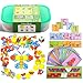 Odoorgames 140 Pcs Translucent Pattern BlocksGeometric ShapesTranslucent ToysLight Table Accessories and ManipulativesIncludes 46 Activity Cards - Image 2