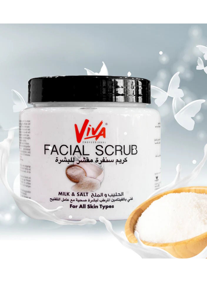 Viva Facial scrub (milk and salt) 500g - Image 1