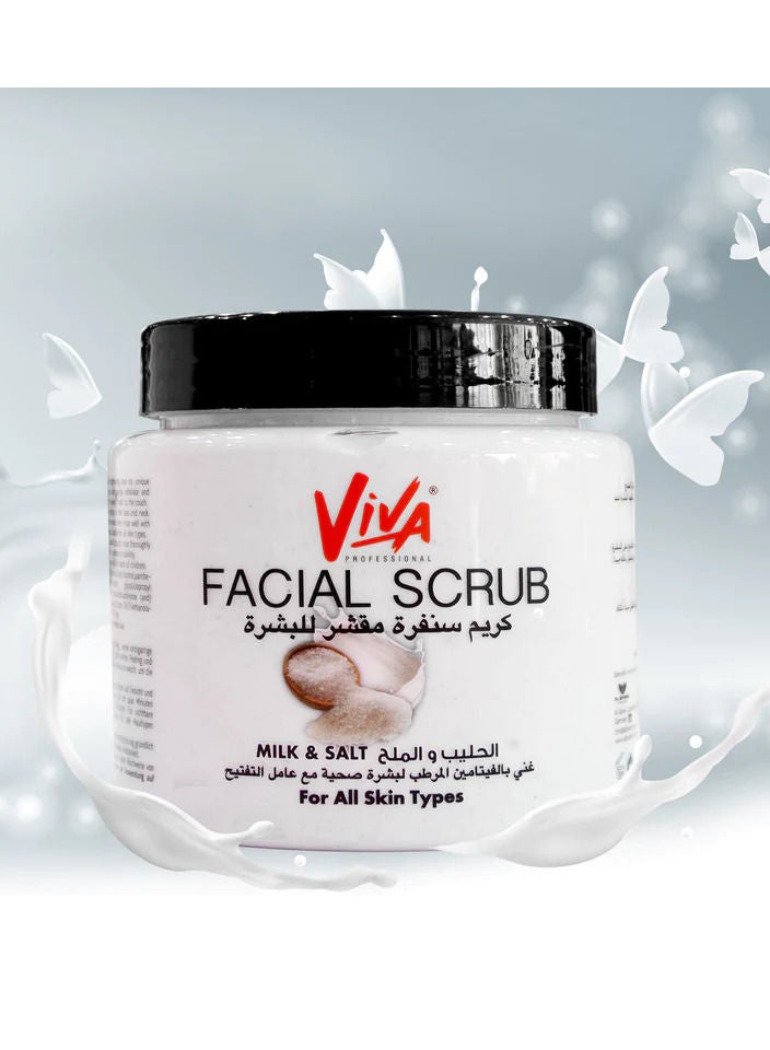 Viva Facial scrub (milk and salt) 500g - Image 3