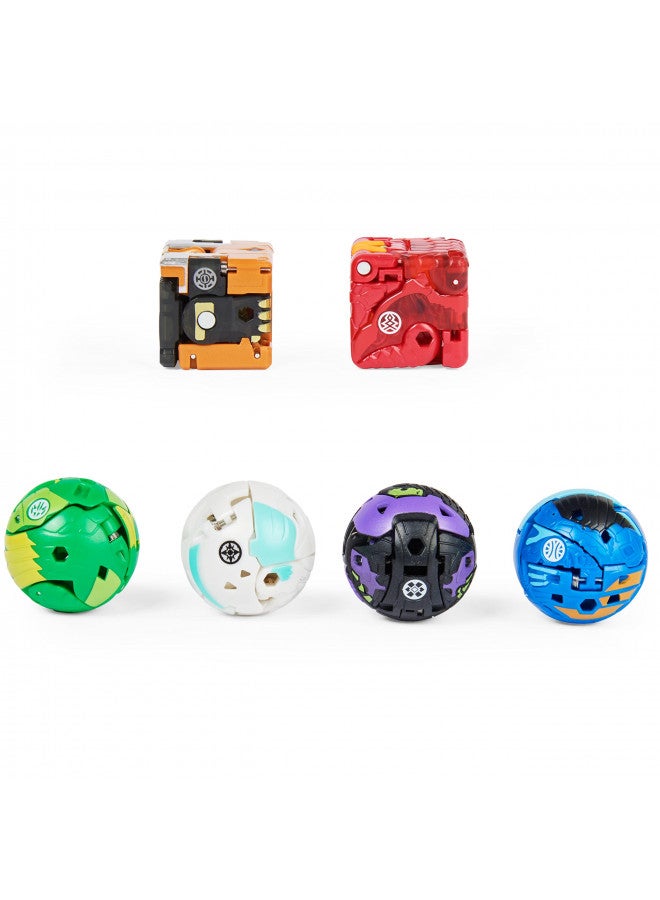 BAKUGAN Bakugan Unbox and Brawl 6-Pack, Exclusive 4 and 2 Geogan, Collectible Action Figures, Toys for Kids Boys Ages 6 and Up (Amazon Exclusive) - Image 4