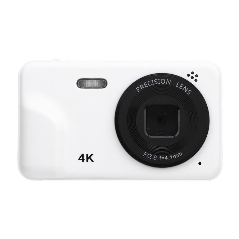 1080P 48MP Digital Camera Auto Focus Camera with 5X Digital Zoom 2.0 Inch Display for Travel Photography White - Image 4