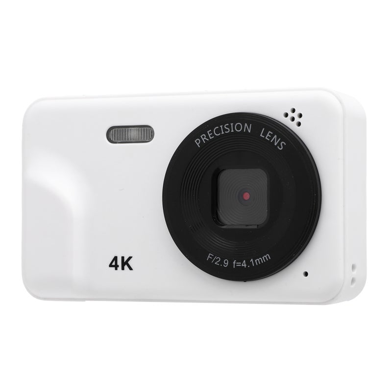 1080P 48MP Digital Camera Auto Focus Camera with 5X Digital Zoom 2.0 Inch Display for Travel Photography White - Image 5